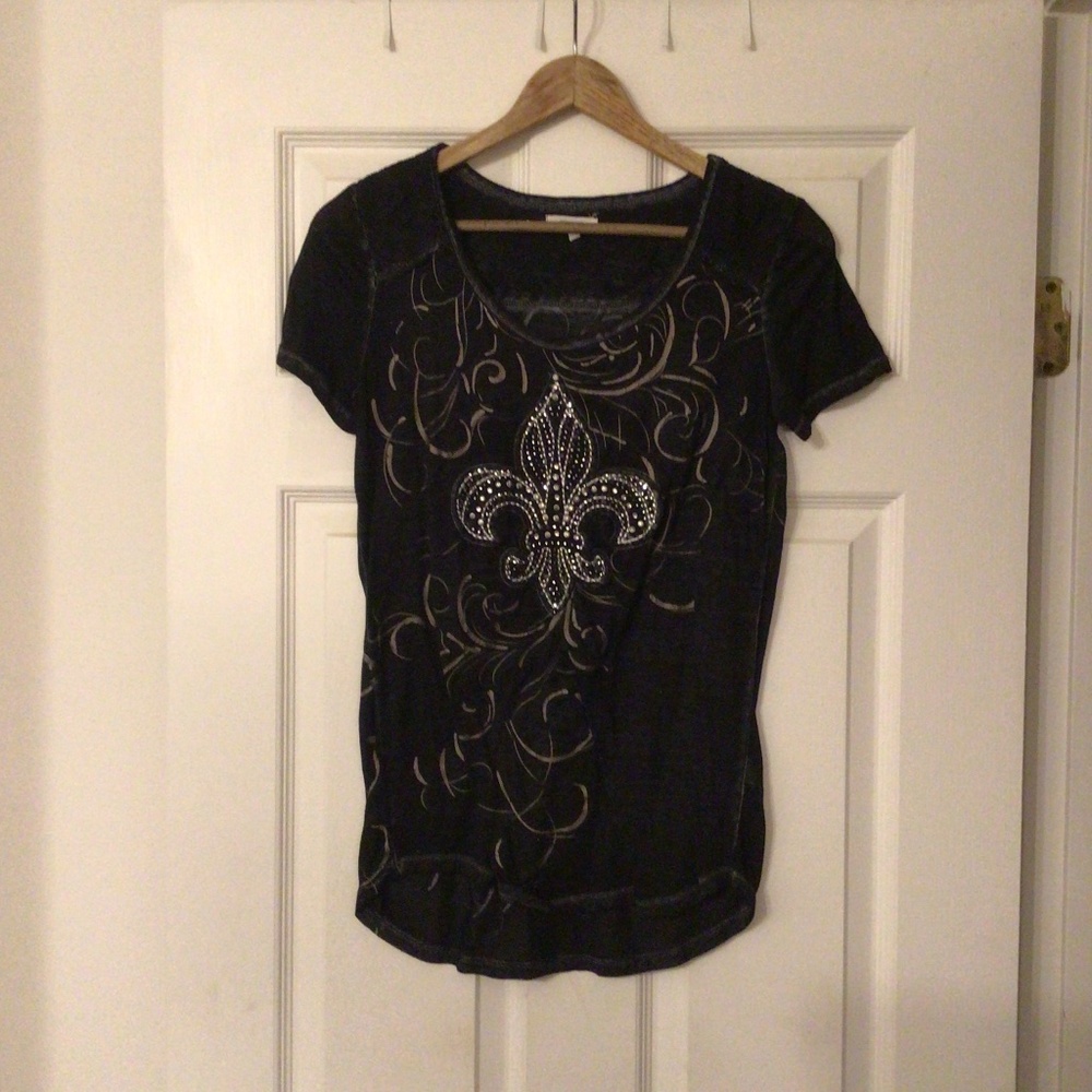 Maurice’s sheer bling top size XS